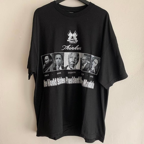 Nelson Mandela Freedom Fighter T Shirt - Picture 2 of 3